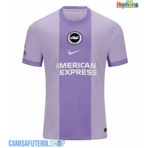 Camisa de time de futebol Brighton Charalampos Kostoulas #19 Replicas 2º Equipamento 2025-26 Manga Curta